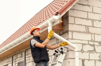 Pose et remplacement de gouttières à Cayres
